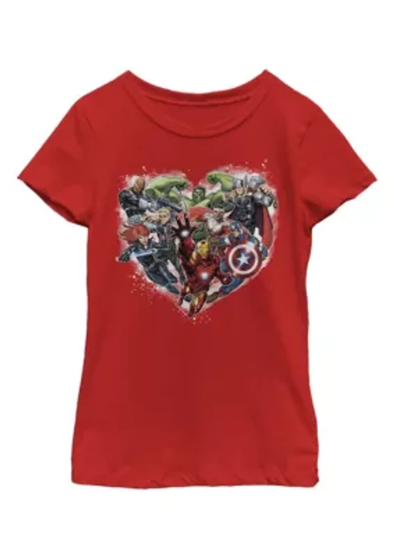Avenger Heart Graphic T-Shirt