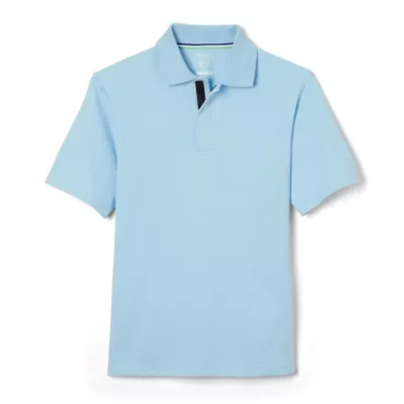 Boys XS-XXL Adaptive Short Sleeve Interlock Polo