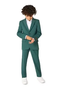 OppoSuits Daily Boys Suit - Casual Kids Two-Piece Wedding & Easter Outfit Posy Green