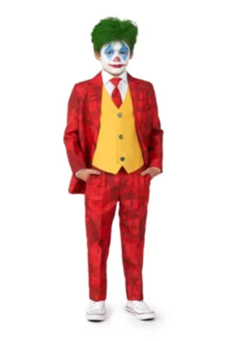 Scarlet Joker Boys 2 Piece Suit + Tie
