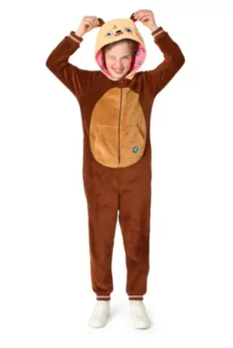 OppoSuits Kids Otter Costume Outfit - Animal Jumper Pyjamas Brown