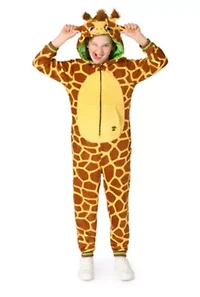 OppoSuits Kids Giraffe Costume Outfit - Animal Jumper Pyjamas Brown