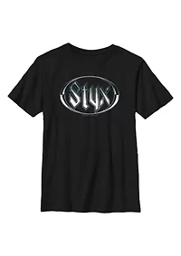 Styx Chrome Logo Graphic T-Shirt