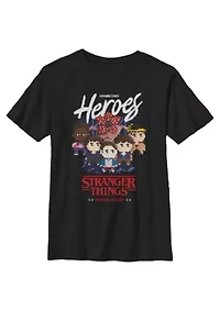 Hawkins Heroes Players Graphic T-Shirt