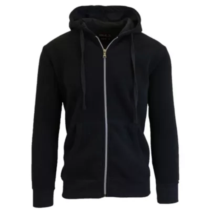 Galaxy By Harvic Boy's Slim Fit Fleece Lined Zip Up Hoodie