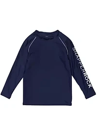 Navy Sustainable LS Rash Top