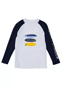Wave Break LS Rash Top