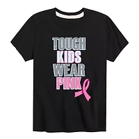 Boys 4-7 Tough Kids Wear Pink Graphic T-Shirt