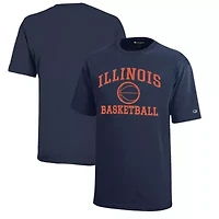 NCAA Illinois Fighting Illini Icon Logo Basketball T-Shirt