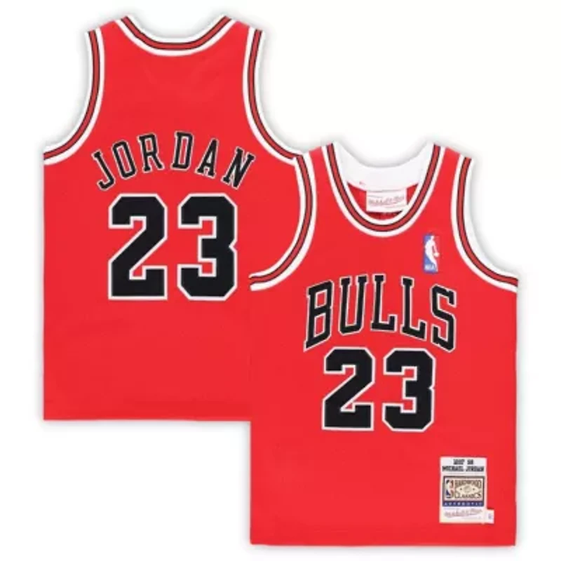 NBA Michael Jordan Chicago Bulls 1997/98 Hardwood Classics Authentic Jersey