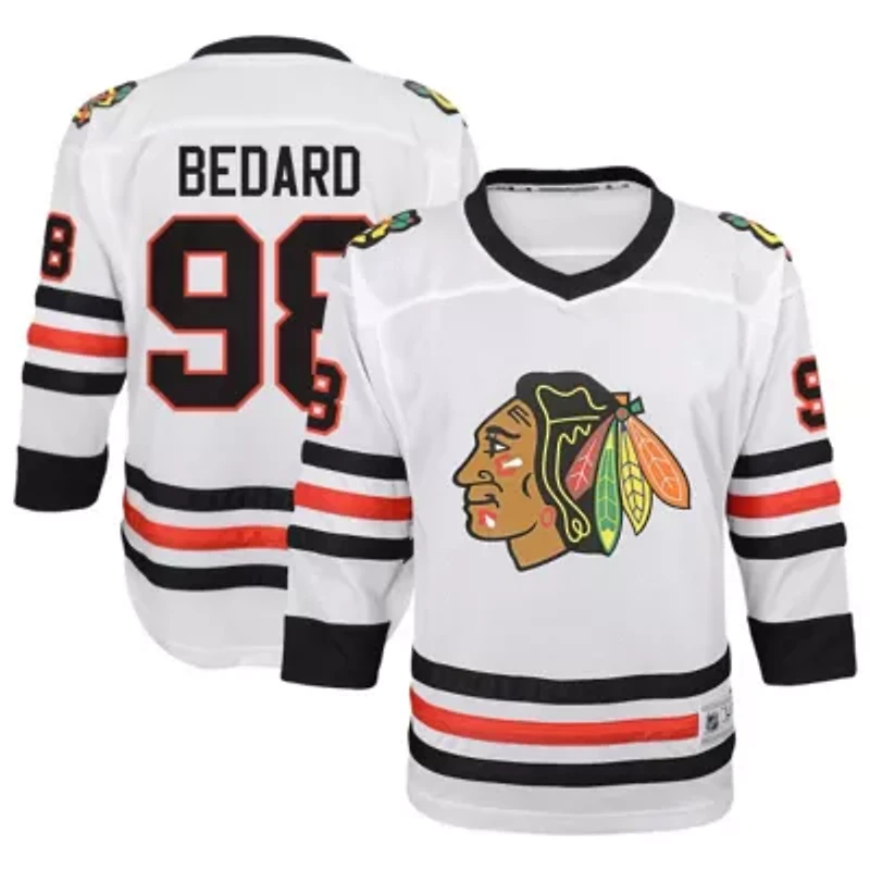 NHL Connor Bedard Chicago Blackhawks Away Replica Player Jersey