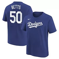 MLB Nike Mookie Betts Los Angeles Dodgers Home Player Name & Number T-Shirt