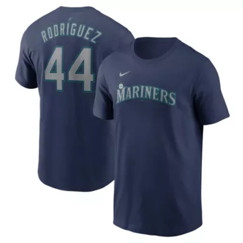 MLB Nike Julio Rodríguez Seattle Mariners Home Player Name & Number T-Shirt