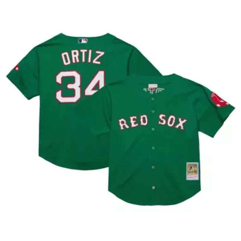 Boston Red Sox MLB David Ortiz Cooperstown Collection Mesh Batting Practice Jersey