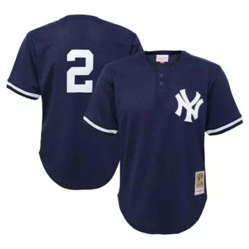 MLB Derek Jeter New York Yankees Cooperstown Collection Mesh Batting Practice Jersey