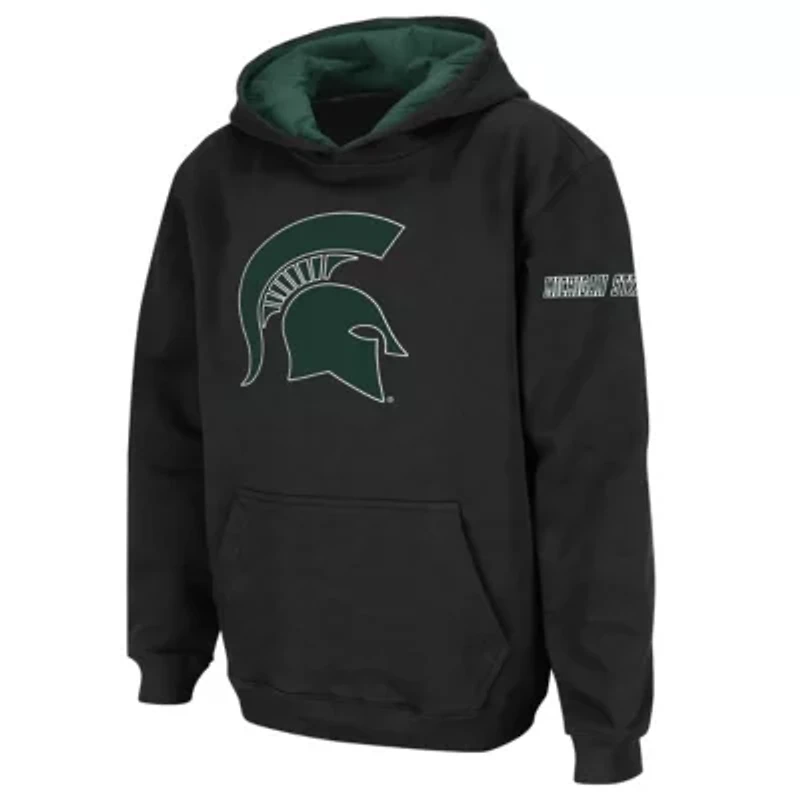 NCAA Michigan State Spartans Big Logo Pullover Hoodie