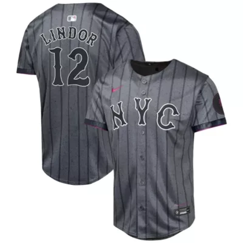 MLB Nike Francisco Lindor New York Mets 2024 City Connect Limited Player Jersey