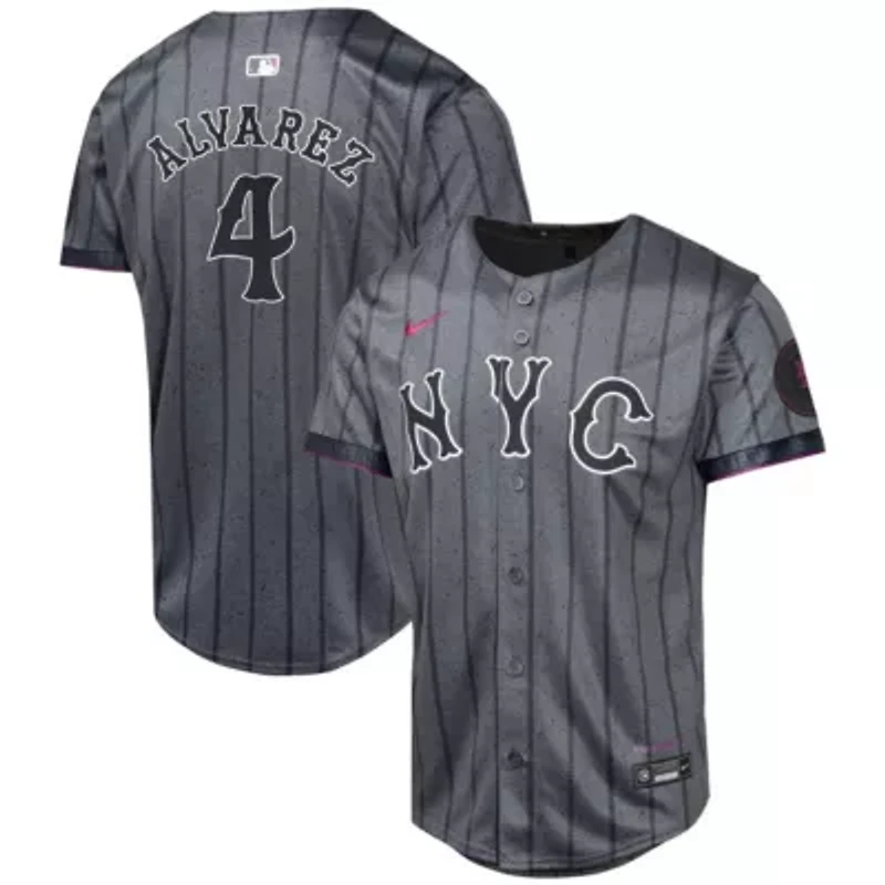 MLB Nike Francisco Alvarez New York Mets 2024 City Connect Limited Player Jersey