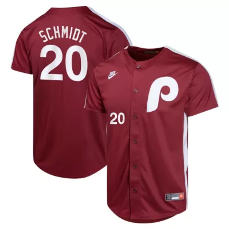 MLB Nike Mike Schmidt Philadelphia Phillies Cooperstown Collection Limited Player Jersey