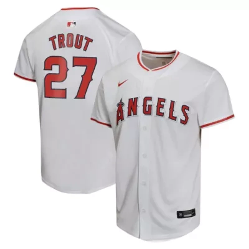 MLB Nike Mike Trout Los Angeles Angels Home Game Player Jersey