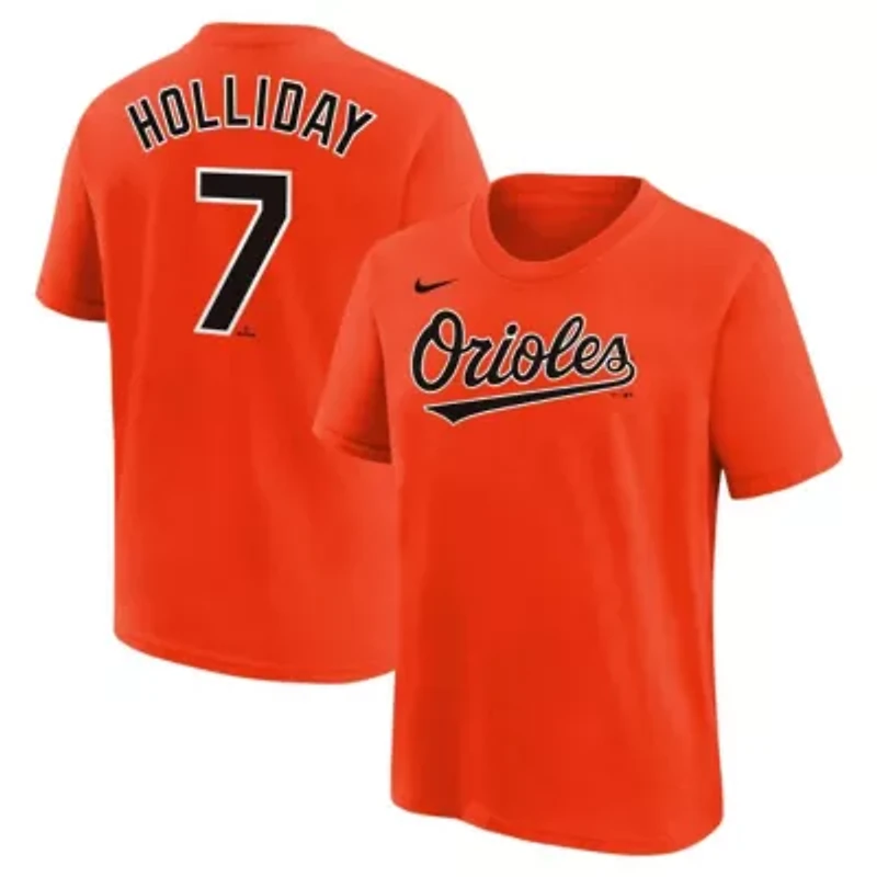 MLB Nike Jackson Holliday Baltimore Orioles Name & Number T-Shirt