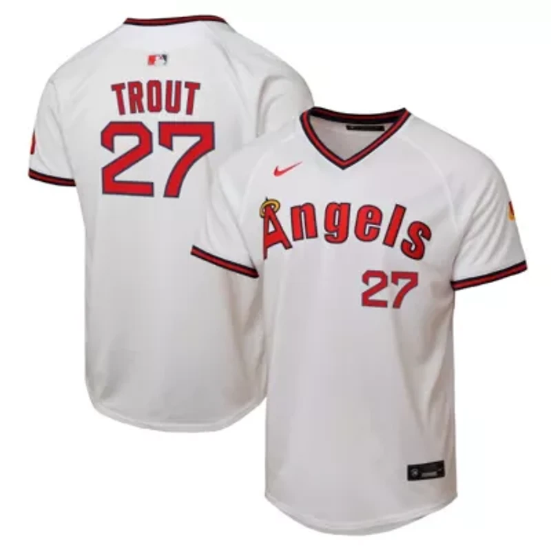 MLB Nike Mike Trout Los Angeles Angels Alternate 2 Limited Player Jersey