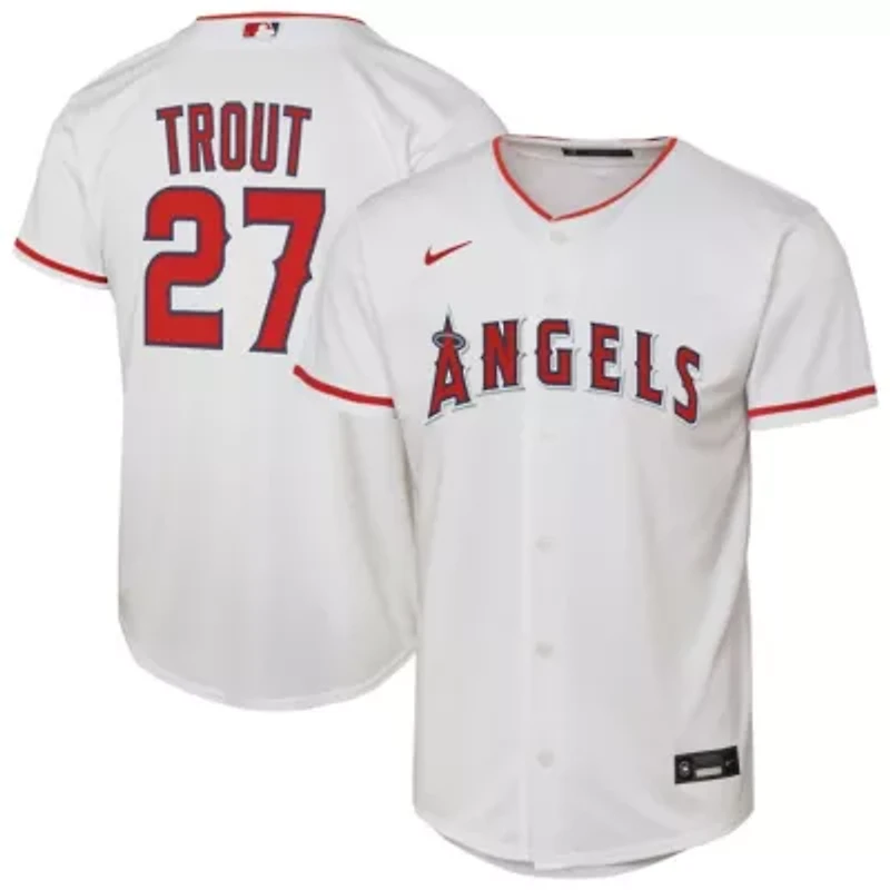 MLB Nike Mike Trout Los Angeles Angels Home Replica Player Jersey