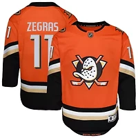 NHL Trevor Zegras Anaheim Ducks Premier Player Jersey