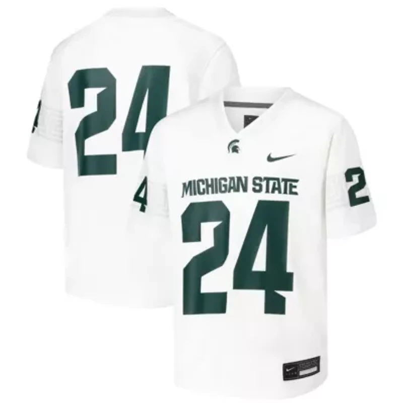 NCAA Nike #24 Michigan State Spartans Untouchable Football Jersey