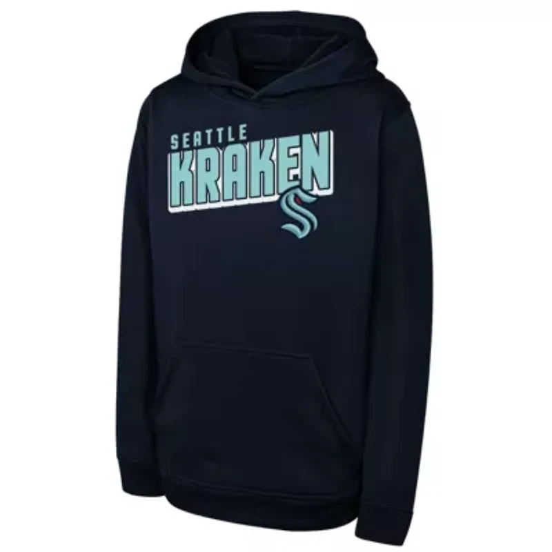 NHL Deep Sea Seattle Kraken Cyber Punk Performance Hoodie