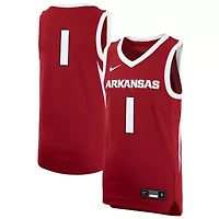 NCAA Nike #1 Arkansas Razorbacks Replica Basketball Jersey