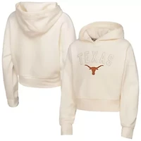 NCAA Girl's Texas Longhorns Oversized Blitz Cropped Pullover Hoodie