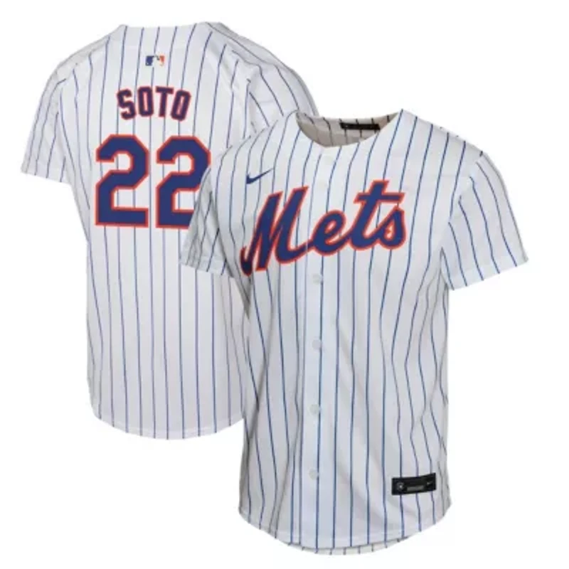 MLB Nike Juan Soto New York Mets Home Game Player Jersey