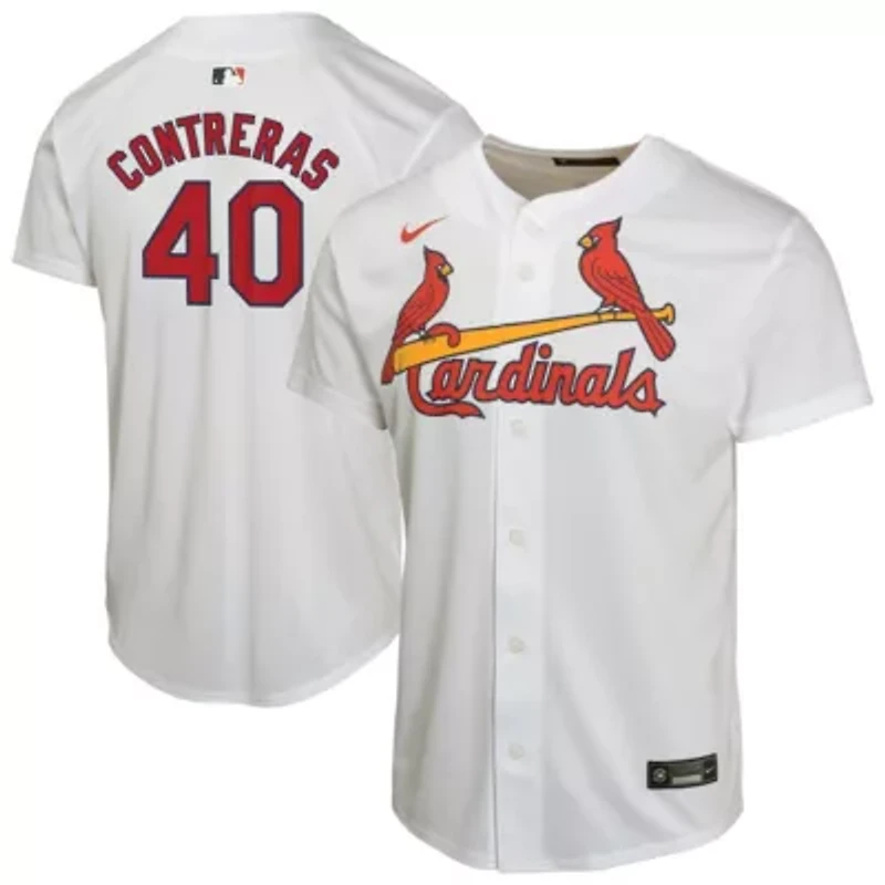MLB Nike Willson Contreras St. Louis Cardinals Home Game Player Jersey