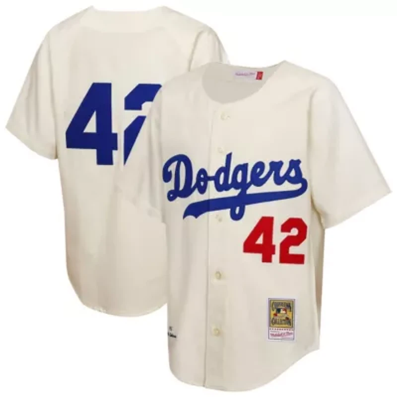 Cooperstown Teams Jackie Robinson Brooklyn Dodgers 1955 Authentic Jersey