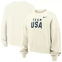 Olympics Girls Nike Team USA Oversized Phoenix Fleece Sweatshirt