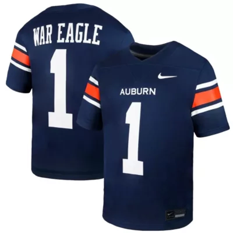 NCAA Nike #1 Auburn Tigers Untouchable Replica Game Jersey