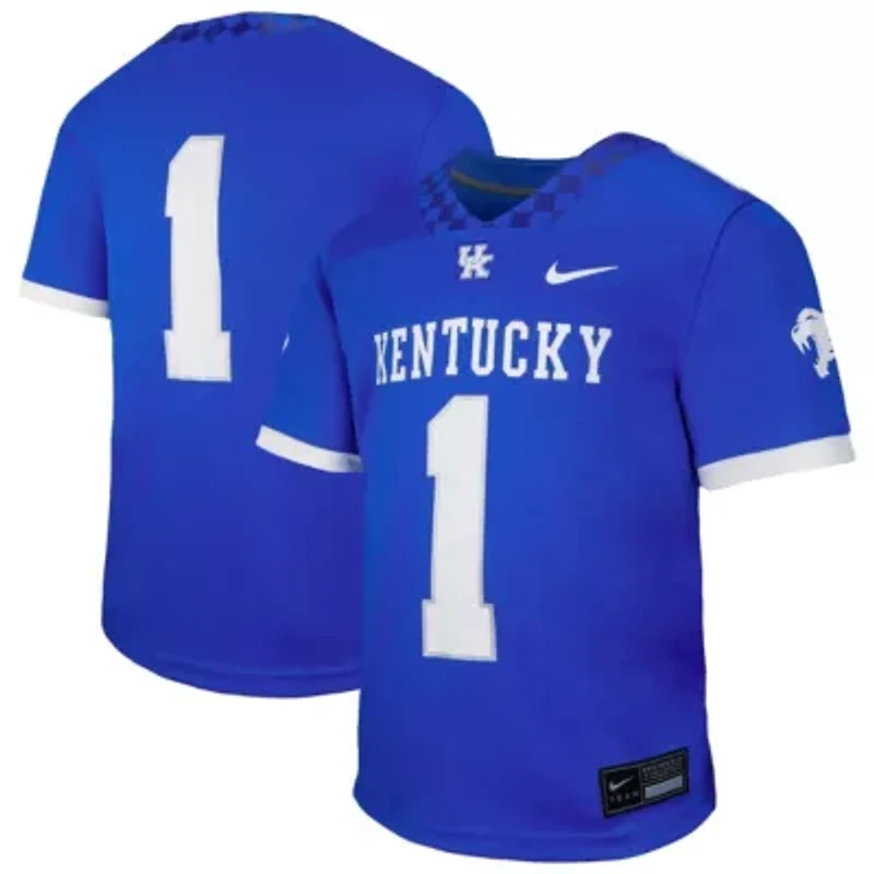 NCAA Nike #1 Kentucky Wildcats Untouchable Replica Game Jersey