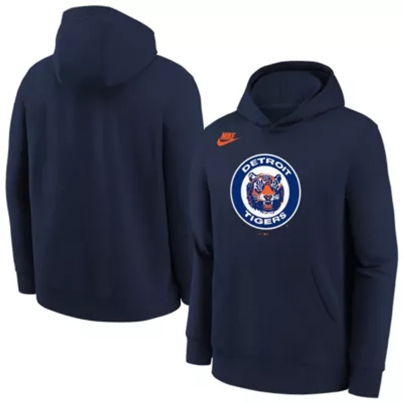 MLB Nike Athletic Detroit Tigers Club Fleece Hoodie