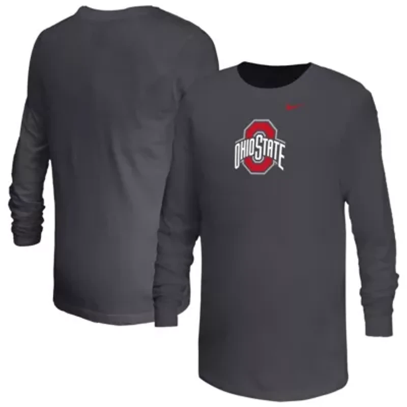 NCAA Nike Ohio State Buckeyes Legend Logo Dri-FIT Long Sleeve T-Shirt