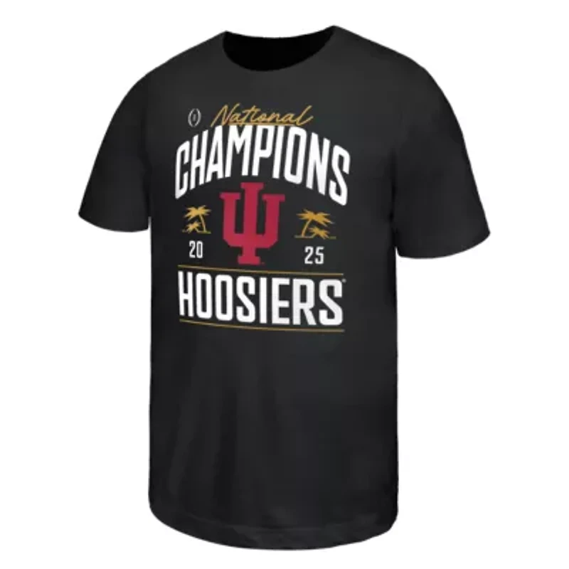 NCAA Indiana Hoosiers Football Playoff 2025 National s Locker Room Replica T-Shirt
