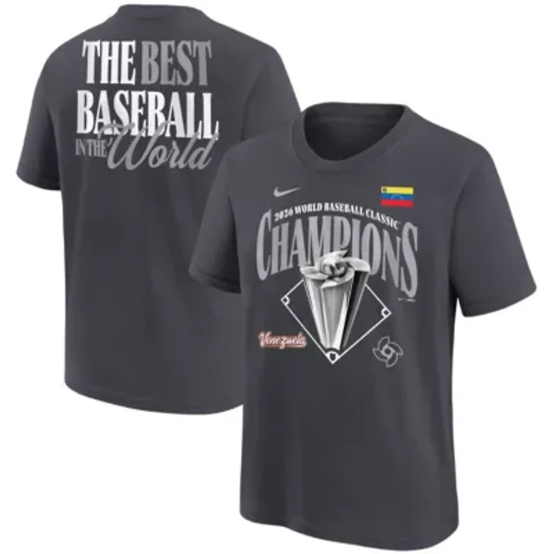 Youth World Baseball Nike Venezuela 2026 Classic s Locker Room T-Shirt
