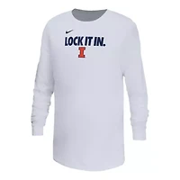 NCAA Nike Illinois Fighting Illini On-Court Bench Legend Dri-FIT Long Sleeve T-Shirt