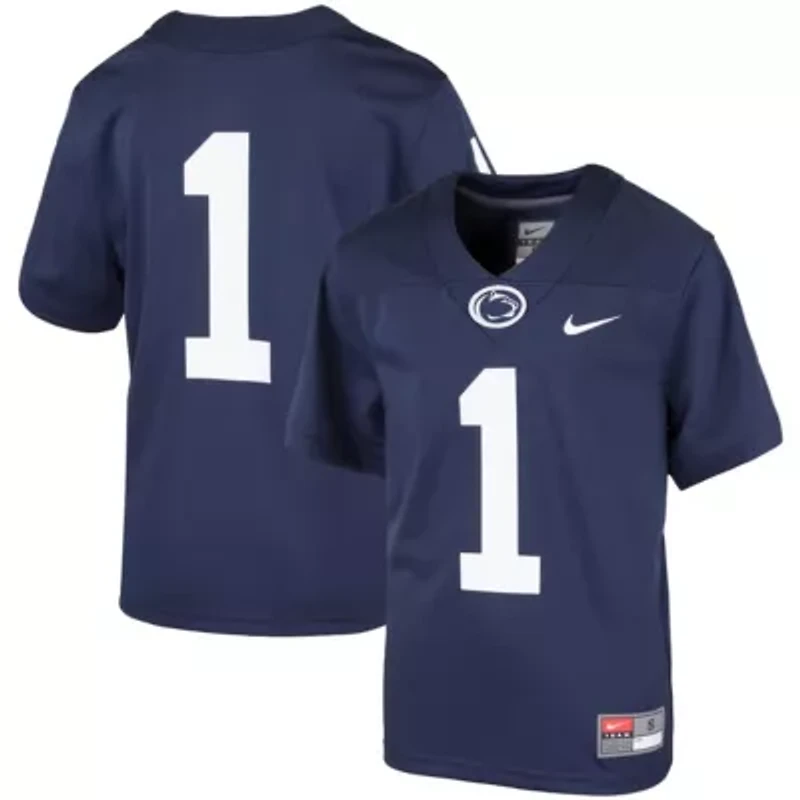 NCAA Nike #1 Penn State Nittany Lions Team Replica Football Jersey