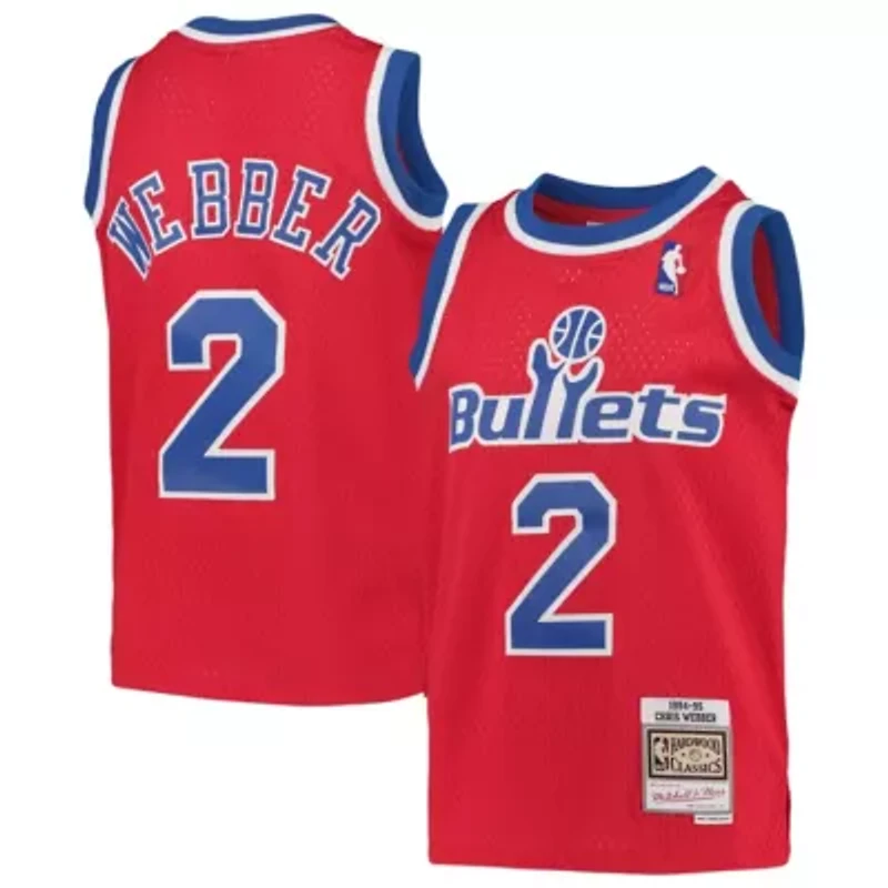 Hardwood Classic Teams Chris Webber Washington Bullets 1994/95 Classics Swingman Jersey