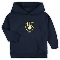 MLB Milwaukee Brewers Primary Logo Team Pullover Hoodie