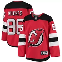NHL Jack Hughes New Jersey Devils Home Premier Player