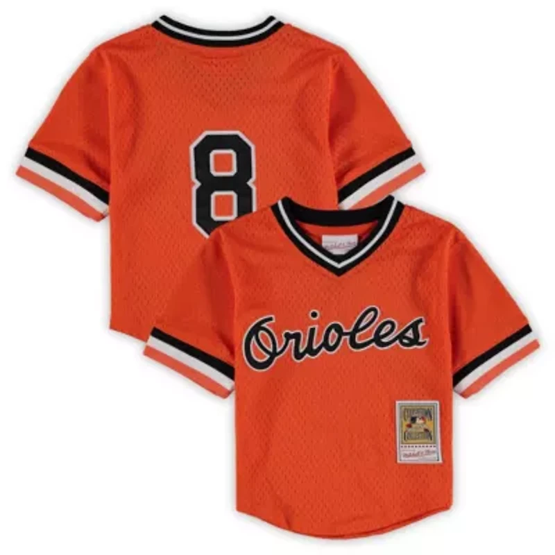 MLB Preschool & Cal Ripken Jr. Baltimore Orioles Cooperstown Collection Mesh Batting Practice Jersey