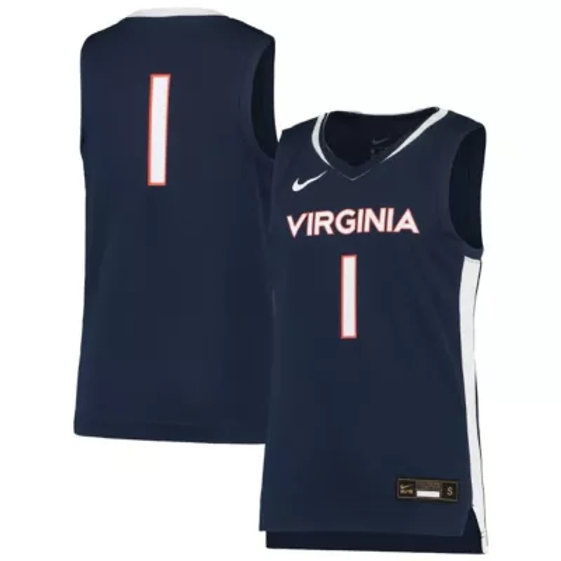NCAA Nike #1 Virginia Cavaliers Team Replica Basketball Jersey