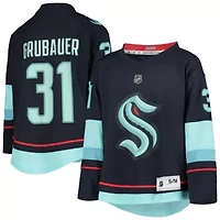 NHL Philipp Grubauer Deep Sea Seattle Kraken Home Replica Player Jersey